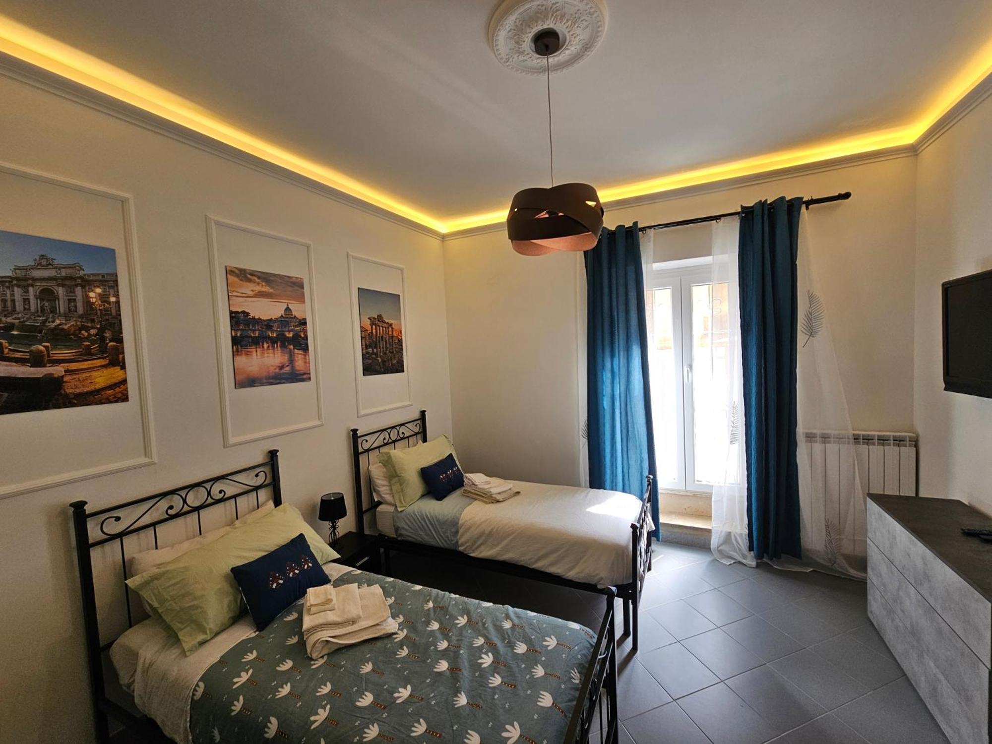 Fountain 4 Bdr Deluxe 30 Min To Rome Apartment